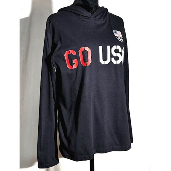Go USA Olympic Lightweight Hoodie, US Olympic Committee, Large - Picture 2 of 6